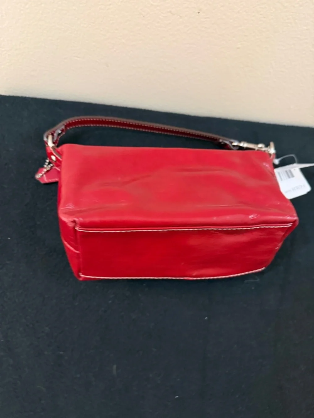 NWT Coach Red patent leather top handle convertible bag - Picture 3 of 9